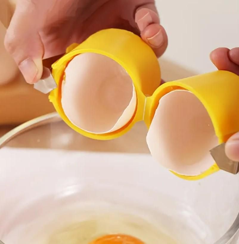 Egg Topper Cutter Tool (Pack of 2) – Easy & Precise Soft & Hard-Boiled Egg Cutter