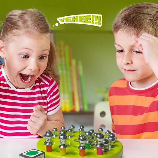 Memory Match Chess Game Set | Wooden Educational Puzzle Board Game for Kids & Family Fun