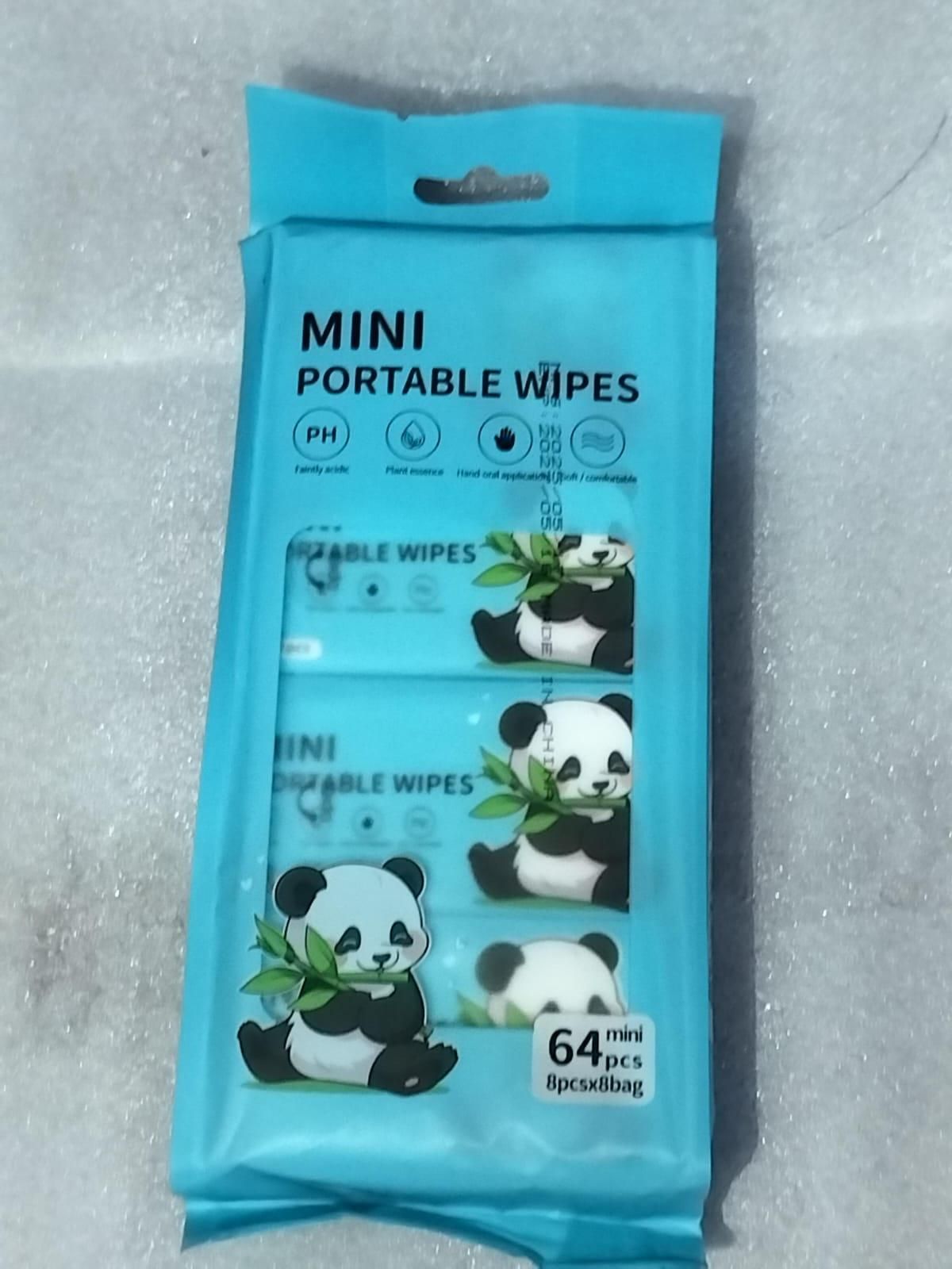 Mini Portable Disposable Baby Wipes | Soft & Gentle Wet Wipes for Face, Hands, Travel & Household Use