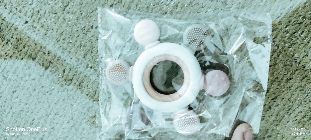 Silicone Baby Teether | BPA-Free Soft Chew Toy for Teething Relief & Gum Massage