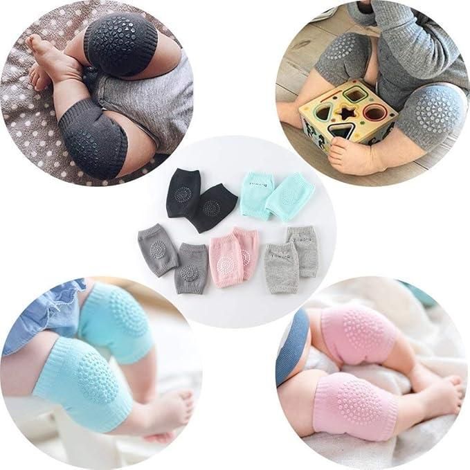 Baby Knee Pads for Crawling (2 Pairs) | Soft & Breathable Safety Protection for Infants & Toddlers