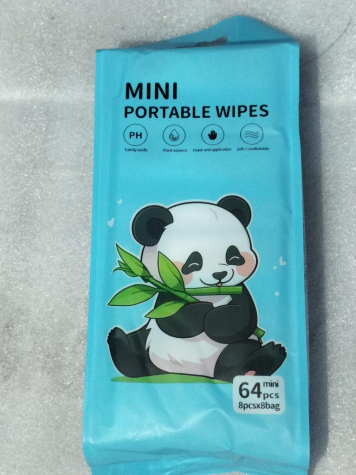 Mini Portable Disposable Baby Wipes | Soft & Gentle Wet Wipes for Face, Hands, Travel & Household Use