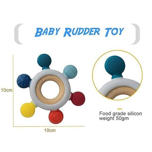 Silicone Baby Teether | BPA-Free Soft Chew Toy for Teething Relief & Gum Massage