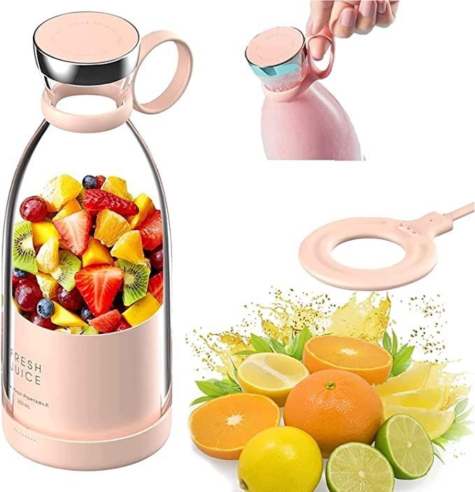 MIXEN Portable Blender 350ML | Fresh Juice Smoothie Maker, Mini Juicer Bottle, Personal Mixer & Grinder for Shakes, Baby Food, Travel, Office & Workout