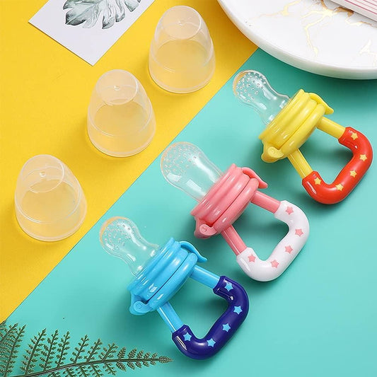 BPA-Free Silicone Fruit Pacifier for Babies (Pack of 2) | Fresh Food Feeder & Teething Soother