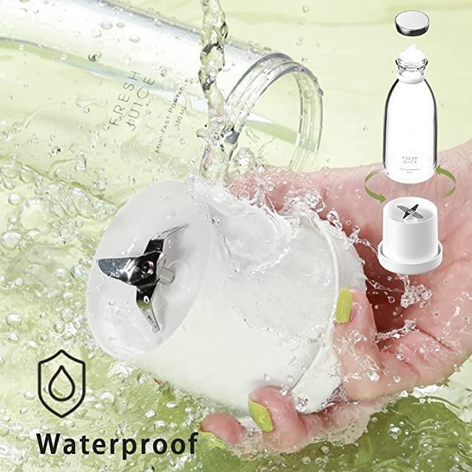 MIXEN Portable Blender 350ML | Fresh Juice Smoothie Maker, Mini Juicer Bottle, Personal Mixer & Grinder for Shakes, Baby Food, Travel, Office & Workout