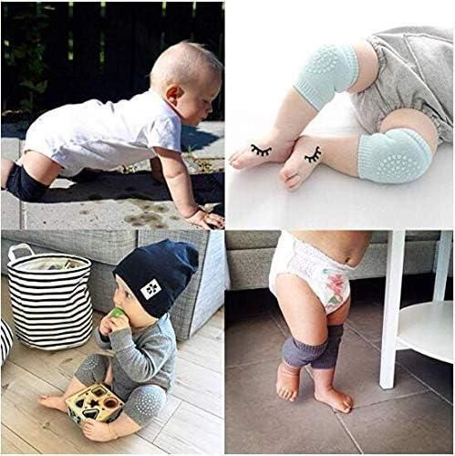 Baby Knee Pads for Crawling (2 Pairs) | Soft & Breathable Safety Protection for Infants & Toddlers