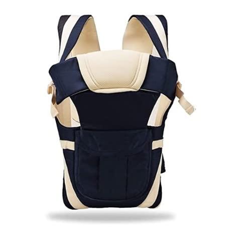 Baby Carrier Bag/Adjustable Hands Free 4 in 1 Baby/Baby safety Belt/Child Safety Strip/Baby Sling Carrier Bag/Baby Back Carrier Bag (Black) Front Carry Facing