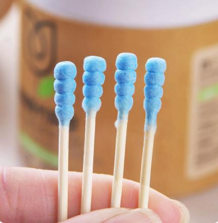 Cotton Swabs (200 Pcs) | Soft Cotton Buds with Wooden Sticks for Ear Cleaning, Makeup, Baby Care & First Aid