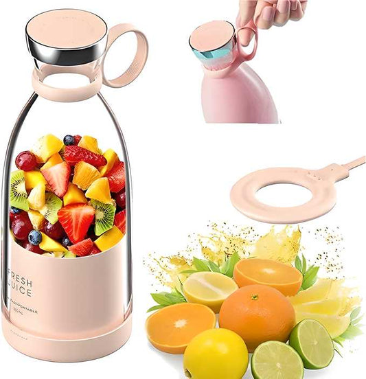MIXEN Portable Blender 350ML | Fresh Juice Smoothie Maker, Mini Juicer Bottle, Personal Mixer & Grinder for Shakes, Baby Food, Travel, Office & Workout