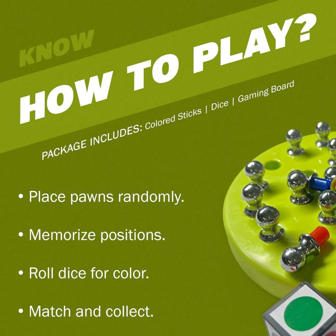 Memory Match Chess Game Set | Wooden Educational Puzzle Board Game for Kids & Family Fun