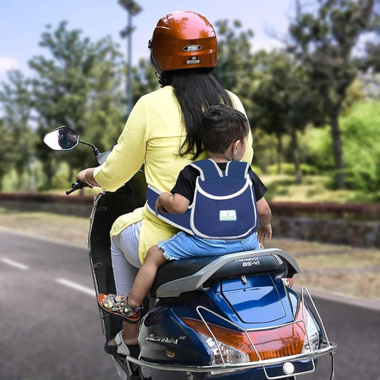Baby Safety Belt for 2 Wheeler | Adjustable Harness Seat Belt for Scooters & Bikes