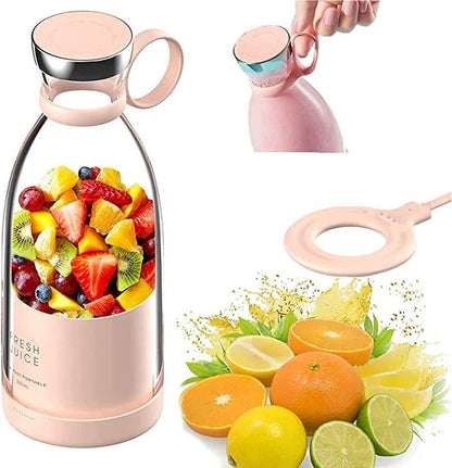 MIXEN Portable Blender 350ML | Fresh Juice Smoothie Maker, Mini Juicer Bottle, Personal Mixer & Grinder for Shakes, Baby Food, Travel, Office & Workout