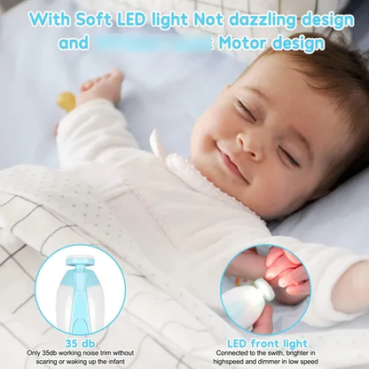 Baby Nail Clippers with LED Light – Safe, Gentle, and Easy Trimming for New born, Infants & Toddlers
