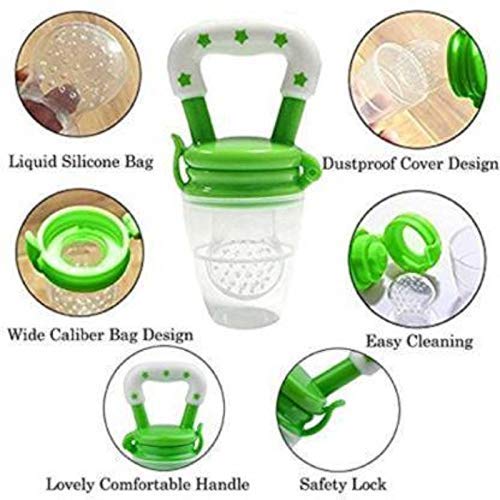 BPA-Free Silicone Fruit Pacifier for Babies (Pack of 2) | Fresh Food Feeder & Teething Soother