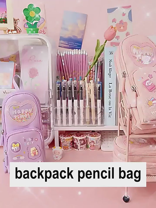 Backpack Pencil Pouch – Spacious, Durable & Portable Stationery Organizer for School & Travel
