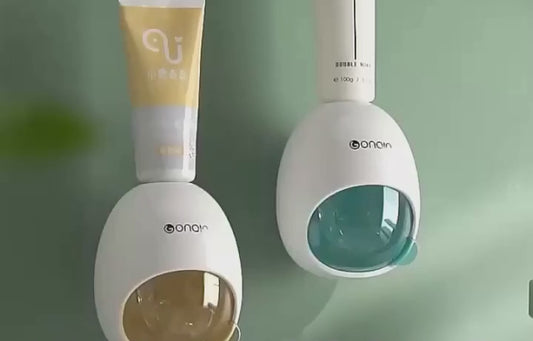 Automatic Toothpaste Dispenser | Hands-Free, Wall-Mounted & Mess-Free Toothpaste Squeezer for Kids & Family