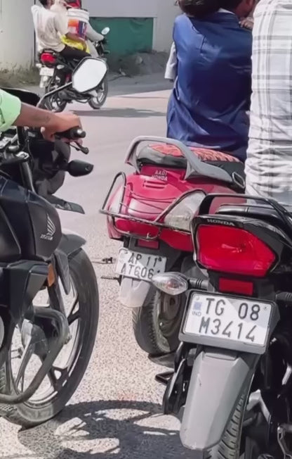 Portable Baby Seat for Scooters | Safe & Comfortable Child Carrier Seat with Safety Belt for Bikes & Scooters